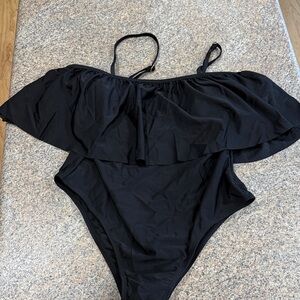 Sugar Coast Lolli Swim Ruffle Flounce one-piece - size XL